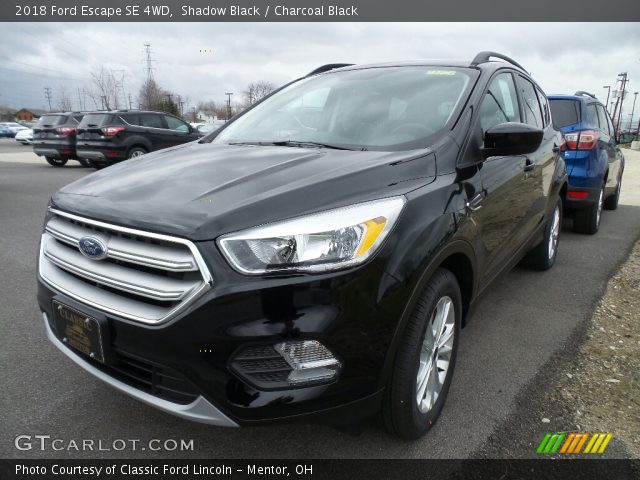 2018 Ford Escape SE 4WD in Shadow Black