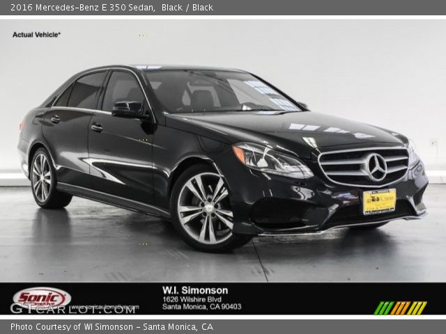 2016 Mercedes-Benz E 350 Sedan in Black