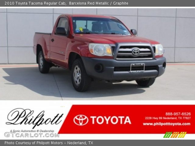 2010 Toyota Tacoma Regular Cab in Barcelona Red Metallic