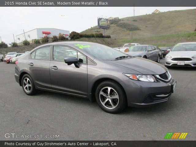 2015 Honda Civic SE Sedan in Modern Steel Metallic