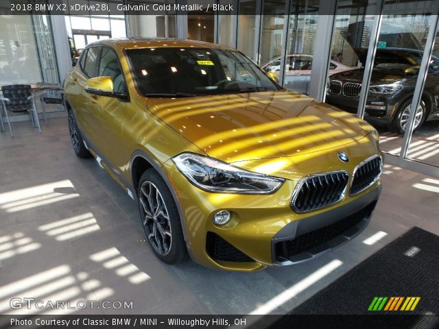 2018 BMW X2 xDrive28i in Galvanic Gold Metallic