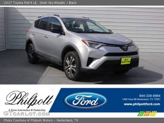 2017 Toyota RAV4 LE in Silver Sky Metallic