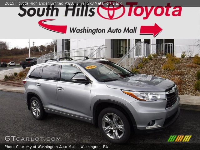 2015 Toyota Highlander Limited AWD in Silver Sky Metallic