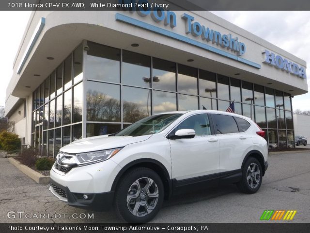 2018 Honda CR-V EX AWD in White Diamond Pearl