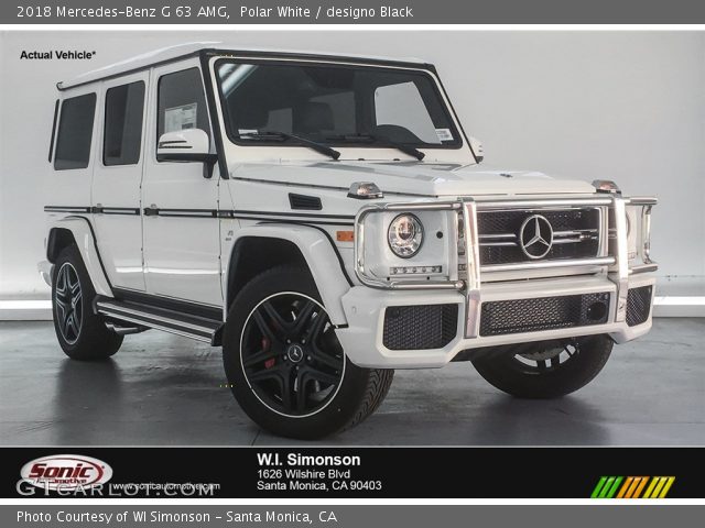 2018 Mercedes-Benz G 63 AMG in Polar White