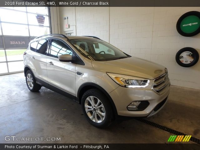 2018 Ford Escape SEL 4WD in White Gold
