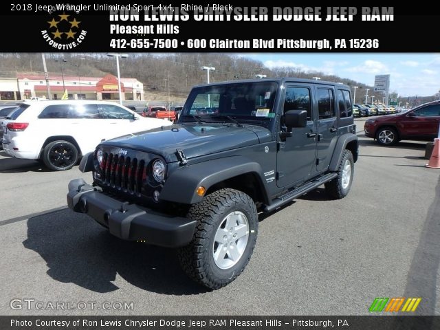 2018 Jeep Wrangler Unlimited Sport 4x4 in Rhino