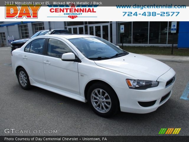 2013 Mitsubishi Lancer ES in Wicked White Metallic