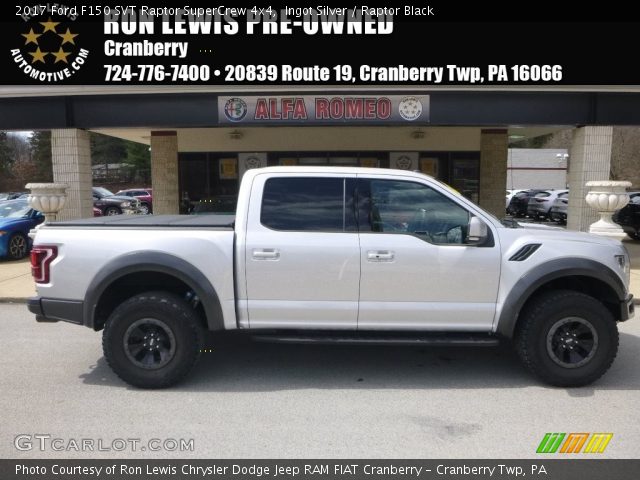 2017 Ford F150 SVT Raptor SuperCrew 4x4 in Ingot Silver