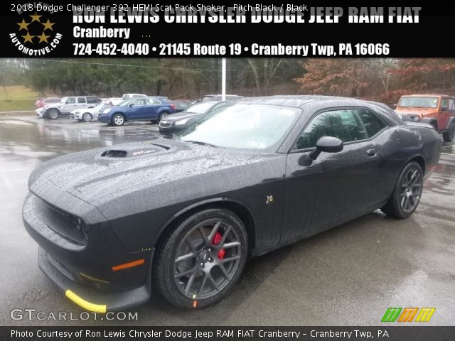 2018 Dodge Challenger 392 HEMI Scat Pack Shaker in Pitch Black