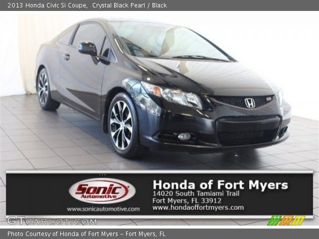 2013 Honda Civic Si Coupe in Crystal Black Pearl