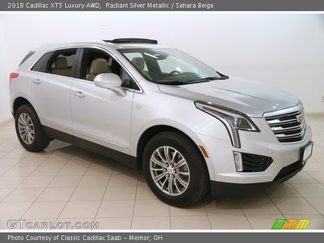 2018 Cadillac XT5 Luxury AWD in Radiant Silver Metallic