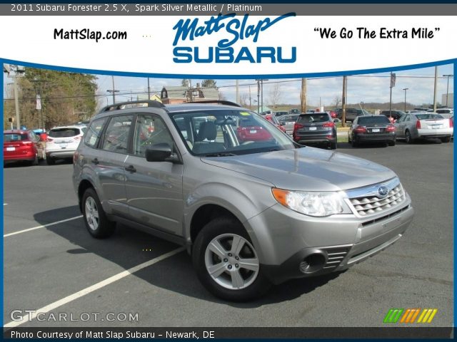 2011 Subaru Forester 2.5 X in Spark Silver Metallic