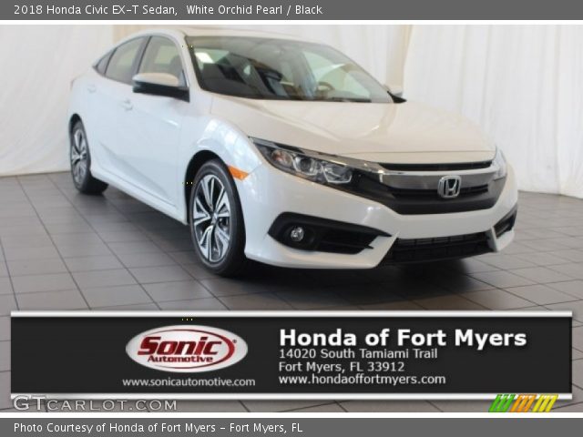 2018 Honda Civic EX-T Sedan in White Orchid Pearl