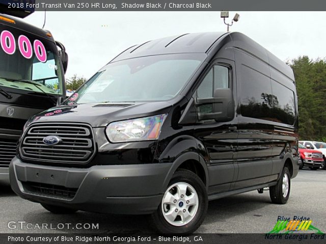 2018 Ford Transit Van 250 HR Long in Shadow Black