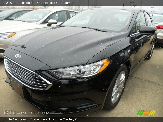 2018 Ford Fusion SE in Shadow Black