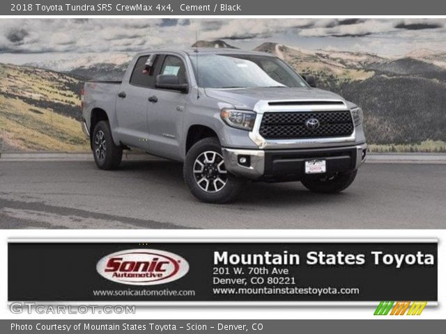 2018 Toyota Tundra SR5 CrewMax 4x4 in Cement
