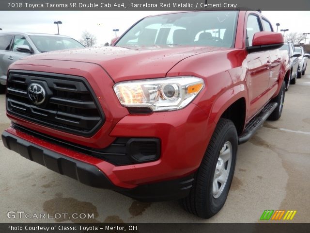2018 Toyota Tacoma SR Double Cab 4x4 in Barcelona Red Metallic