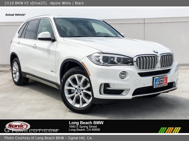 2018 BMW X5 sDrive35i in Alpine White