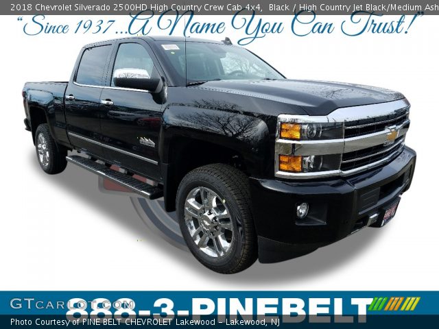 2018 Chevrolet Silverado 2500HD High Country Crew Cab 4x4 in Black