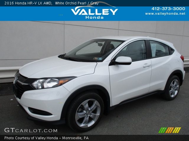2016 Honda HR-V LX AWD in White Orchid Pearl