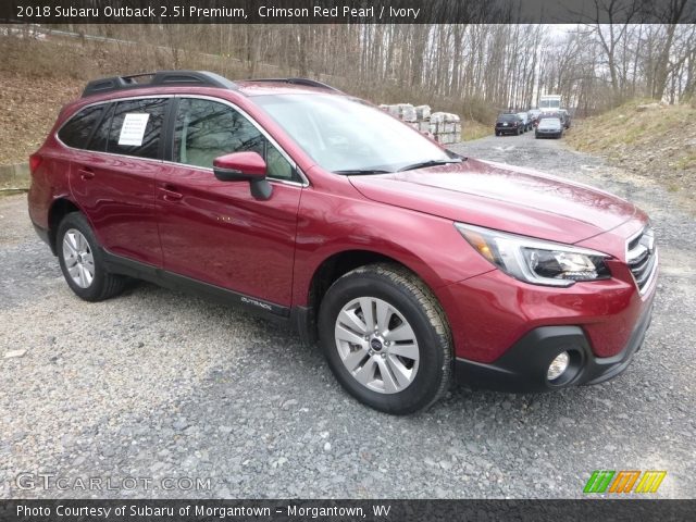 2018 Subaru Outback 2.5i Premium in Crimson Red Pearl