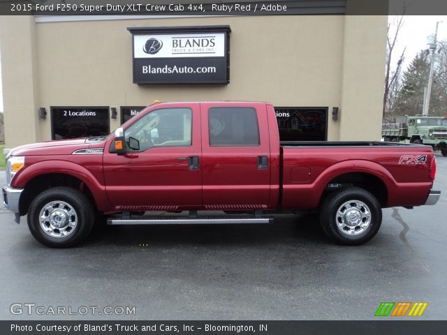 2015 Ford F250 Super Duty XLT Crew Cab 4x4 in Ruby Red