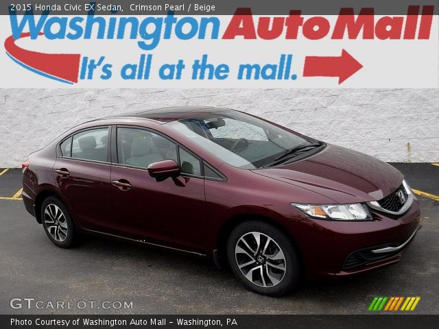 2015 Honda Civic EX Sedan in Crimson Pearl