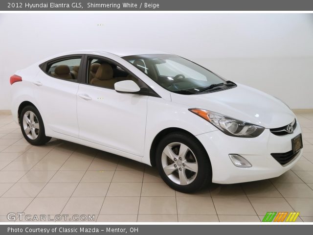 2012 Hyundai Elantra GLS in Shimmering White