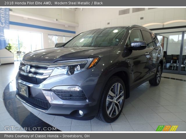 2018 Honda Pilot Elite AWD in Modern Steel Metallic