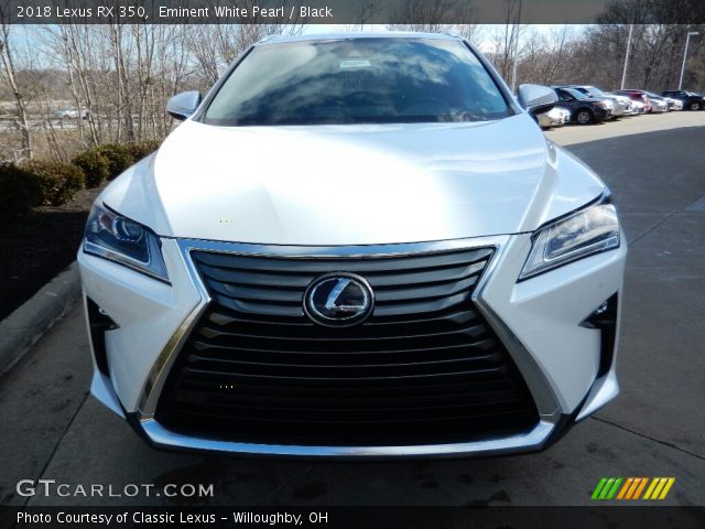 2018 Lexus RX 350 in Eminent White Pearl