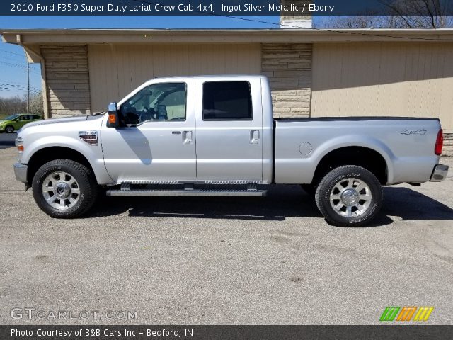 2010 Ford F350 Super Duty Lariat Crew Cab 4x4 in Ingot Silver Metallic