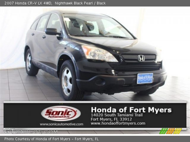 2007 Honda CR-V LX 4WD in Nighthawk Black Pearl