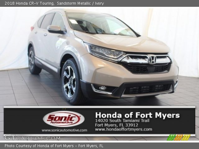 2018 Honda CR-V Touring in Sandstorm Metallic