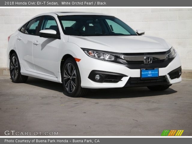 2018 Honda Civic EX-T Sedan in White Orchid Pearl