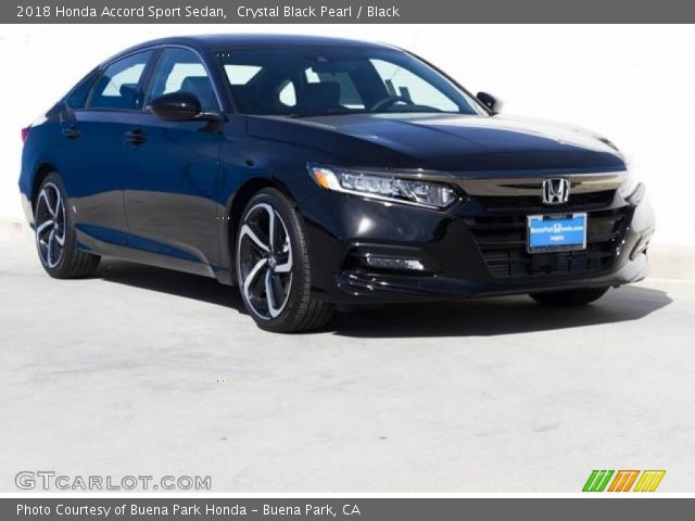 2018 Honda Accord Sport Sedan in Crystal Black Pearl