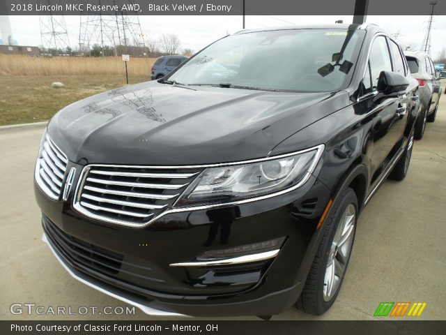 2018 Lincoln MKC Reserve AWD in Black Velvet
