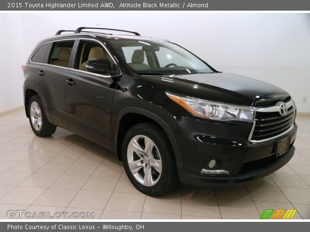 2015 Toyota Highlander Limited AWD in Attitude Black Metallic