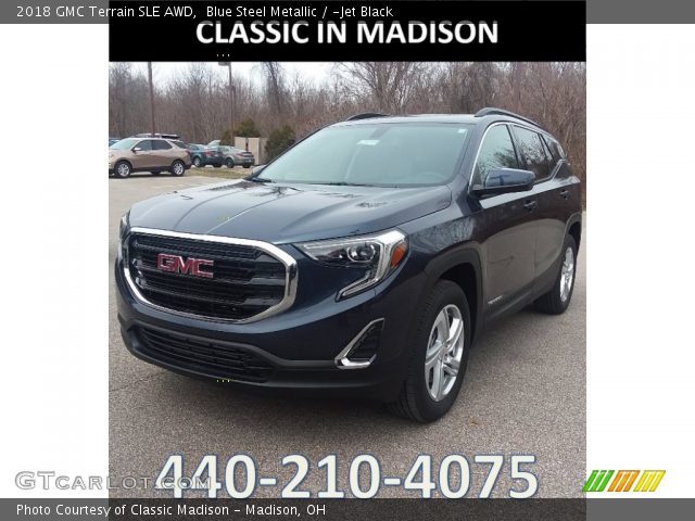 2018 GMC Terrain SLE AWD in Blue Steel Metallic