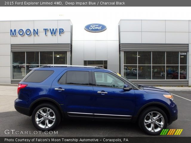 2015 Ford Explorer Limited 4WD in Deep Impact Blue