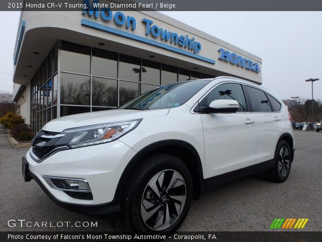 2015 Honda CR-V Touring in White Diamond Pearl