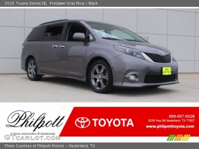 2015 Toyota Sienna SE in Predawn Gray Mica