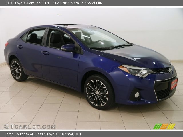 2016 Toyota Corolla S Plus in Blue Crush Metallic