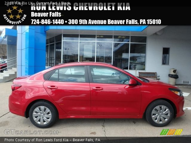 2018 Kia Rio LX in Currant Red