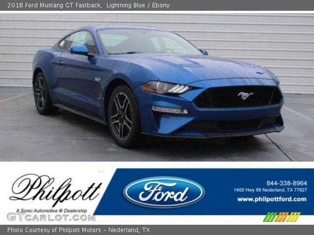 2018 Ford Mustang GT Fastback in Lightning Blue