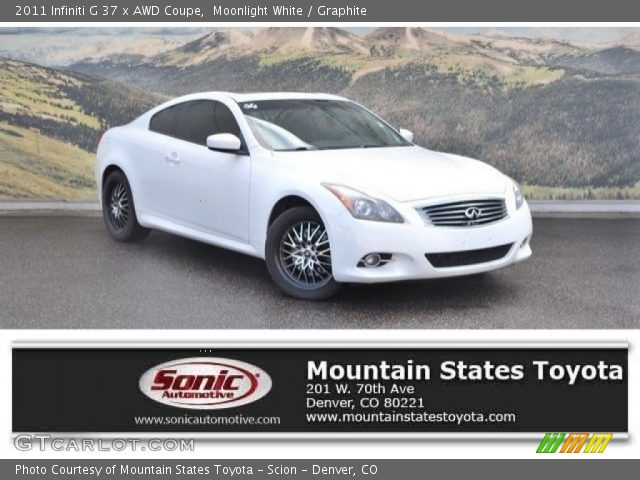 2011 Infiniti G 37 x AWD Coupe in Moonlight White