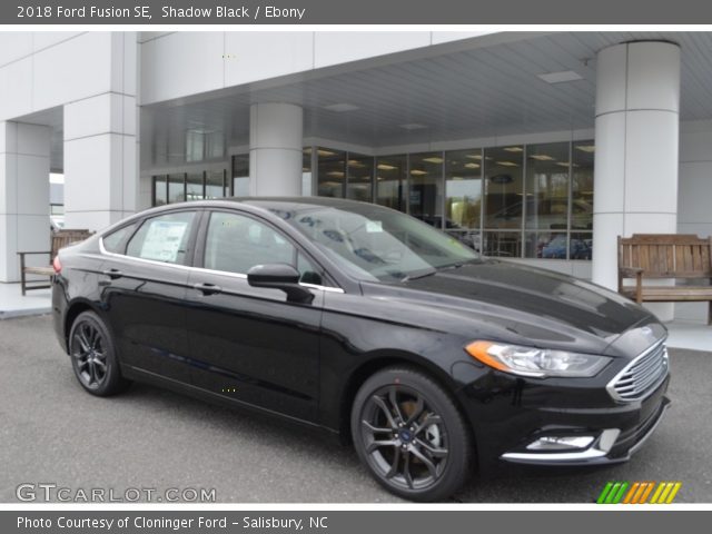 2018 Ford Fusion SE in Shadow Black