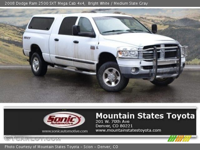 2008 Dodge Ram 2500 SXT Mega Cab 4x4 in Bright White