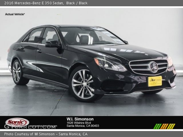 2016 Mercedes-Benz E 350 Sedan in Black