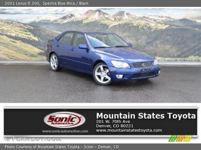 2001 Lexus IS 300 in Spectra Blue Mica